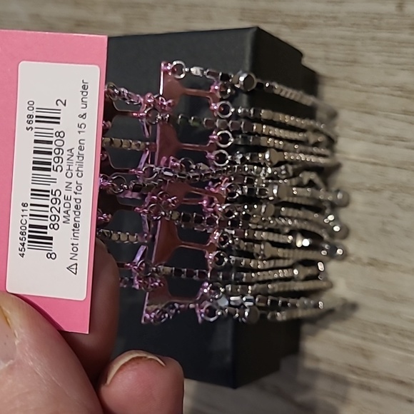 Show stopper party season Betsy, Johnson Cascading Rose gold champagne Glasses - Picture 5 of 6